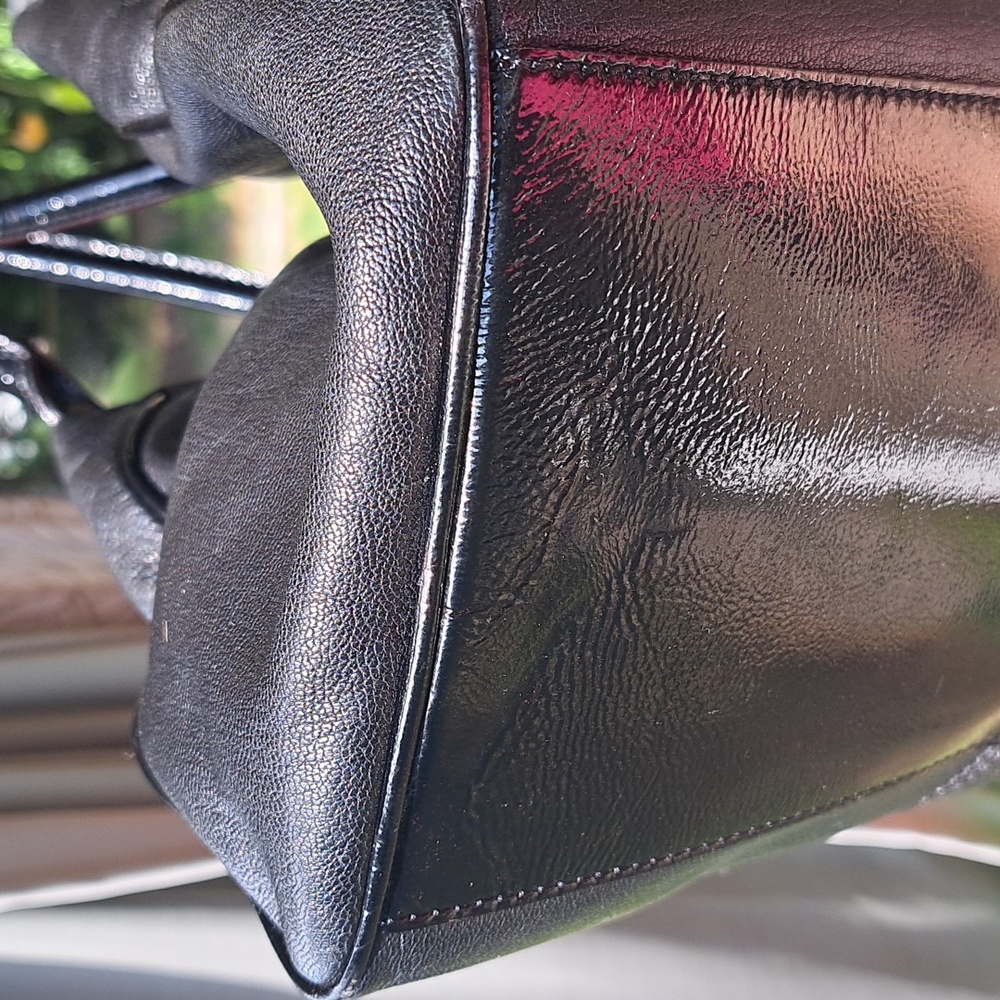 Kate Spade Black Leather Shoulder Bag Excellent Conditi - Picture 8 of 11
